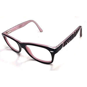 Ray Ban Jr RB1544 3580 Spell Out Girls Brown Pink Oval Eyeglasses 48-16 130